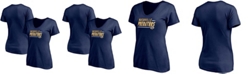 Fanatics Women's Navy Nashville Predators Mascot In Bounds V-Neck T-shirt